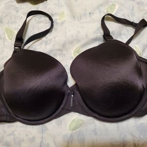 Barely Breezies black underwire bra